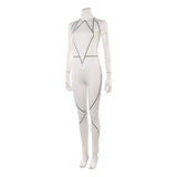 Stranger Things Saison 5 Kali Combinaison Blanche Cosplay Costume