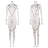 Stranger Things Saison 5 Kali Combinaison Blanche Cosplay Costume