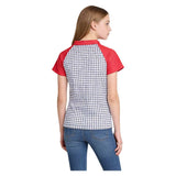 Stranger Things Saison 5 Max Mayfield T-shirt à Carreaux Rouge Cosplay Costume