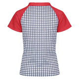 Stranger Things Saison 5 Max Mayfield T-shirt à Carreaux Rouge Cosplay Costume