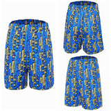 Stranger Things Saison 5(2025) Dustin Henderson Short Bleu Imprimé Cosplay Costume