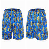 Stranger Things Saison 5(2025) Dustin Henderson Short Bleu Imprimé Cosplay Costume