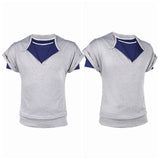 Stranger Things Saison 5(2025) Lucas Sinclair Haut Gris Cosplay Costume