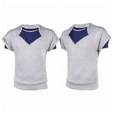 Stranger Things Saison 5(2025) Lucas Sinclair Haut Gris Cosplay Costume