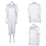 Stranger Things Saison 5(2025) Max Mayfield Robe Blanche à Pois Cosplay Costume