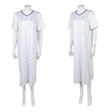 Stranger Things Saison 5(2025) Max Mayfield Robe Blanche à Pois Cosplay Costume