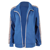 Stranger Things Saison 5(2025) Max Mayfield Veste Bleue Cosplay Costume
