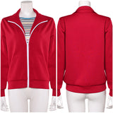 Stranger Things Saison 5(2025) Max Mayfield Veste Rouge Cosplay Costume