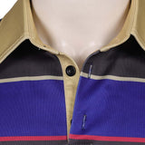 Stranger Things Saison 5(2025) Mike Wheeler Gilet Rayé Violet et Noir Cosplay Costume