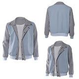 Stranger Things Saison 5(2025) Mike Wheeler Veste Grise Cosplay Costume