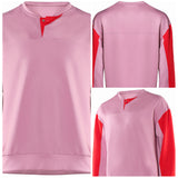 Stranger Things Saison 5(2025) Steve Harrington Sweat-shirt Rose et Rouge Cosplay Costume