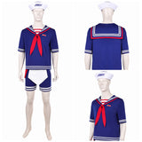 Stranger Things Saison 5(2025) Steve Harrington Tenu de Marin Bleue Cosplay Costume