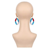 Street Fighter 6 Elena Boucles d'Oreilles+Bracelet Cosplay Accessoires