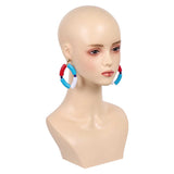 Street Fighter 6 Elena Boucles d'Oreilles+Bracelet Cosplay Accessoires