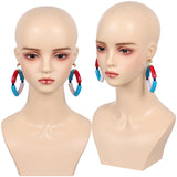 Street Fighter 6 Elena Boucles d'Oreilles+Bracelet Cosplay Accessoires