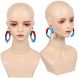 Street Fighter 6 Elena Boucles d'Oreilles+Bracelet Cosplay Accessoires
