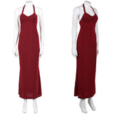 Super Mario Bros Pauline Robe Rouge Cosplay Costume