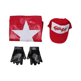 Tekken 8 Terry Veste Rouge+Chapeau+Gants Cosplay Costume