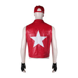 Tekken 8 Terry Veste Rouge+Chapeau+Gants Cosplay Costume