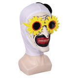 Terrifier 3(2024) Art The Clown Masque avec Lunettes Jaunes Cosplay Accessoire