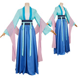 The Apothecary Diaries Saision 2(2025) Maomao Tenue Verte et Bleue Cosplay Costume