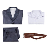 The Bride!(2026) Frankenstein Tenue Bleue Cosplay Costume