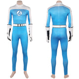 The Fantastic Four: First Steps(2025) Human Torch Combinaison Bleue Claire Cosplay Costume