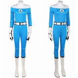 The Fantastic Four: First Steps(2025) Invisible Woman Combinaison Bleue Claire Cosplay Costume