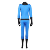 The Fantastic Four: First Steps(2025) Invisible Woman Combinaison Bleue et Noire Cosplay Costume