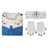 The Fantastic Four: First Steps(2025) Invisible Woman Combinaison Spatiale Bleu et Blanche Cosplay Costume