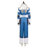 The Fantastic Four: First Steps(2025) Invisible Woman Combinaison Spatiale Bleu et Blanche Cosplay Costume