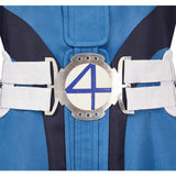 The Fantastic Four: First Steps(2025) Invisible Woman Combinaison Spatiale Bleu et Blanche Cosplay Costume