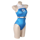 The Fantastic Four: First Steps(2025) Invisible Woman Sue Storm Maillot de Bain One Piece Cosplay Costume