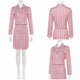 The Fantastic Four: First Steps(2025) Invisible Woman Tenue à Carreaux Rouge et Blanc Cosplay Costume
