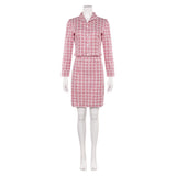 The Fantastic Four: First Steps(2025) Invisible Woman Tenue à Carreaux Rouge et Blanc Cosplay Costume