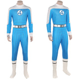 The Fantastic Four: First Steps(2025) The Thing Combinaison Bleue Claire Cosplay Costume