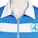The Fantastic Four: First Steps(2025) The Thing Veste Bleu et Blanche Cosplay Costume