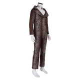 The Fifth Element Ruby Rhod Combinaison à Motif Léopard Cosplay Costume