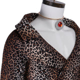 The Fifth Element Ruby Rhod Combinaison à Motif Léopard Cosplay Costume