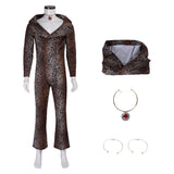 The Fifth Element Ruby Rhod Combinaison à Motif Léopard Cosplay Costume