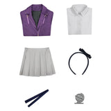 The Hundred Line: Last Defense Academy(2025) Kirifuji Nozomi Uniforme Violet Cosplay Costume