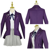 The Hundred Line: Last Defense Academy(2025) Kirifuji Nozomi Uniforme Violet Cosplay Costume