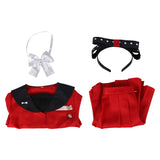 The Hundred Line: Last Defense Academy(2025) Tsukumo Kako JK Robe Rouge Cosplay Costume