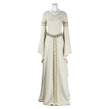 The Lord of the Rings Éowyn Robe Beige Cosplay Costume