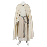 The Lord of The Rings Gandalf Tenue Blanche de Luxe Cosplay Costume