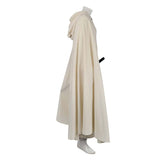 The Lord of The Rings Gandalf Tenue Blanche de Luxe Cosplay Costume