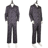 The Mask Stanley Ipkiss Pyjama Imprimé Noir Cosplay Costume