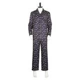 The Mask Stanley Ipkiss Pyjama Imprimé Noir Cosplay Costume