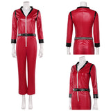 The Runways Jone Jett Combinaison Rouge Cosplay Costume