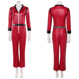 The Runways Jone Jett Combinaison Rouge Cosplay Costume